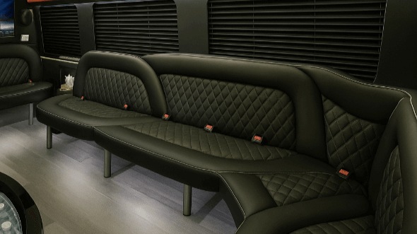 Interior of Muskogee Party Bus Company's 15 Passenger Party Bus in Muskogee