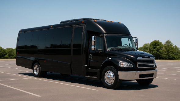 Exterior of Midwest City Party Bus Company's 28 Passenger Party Bus in Midwest City