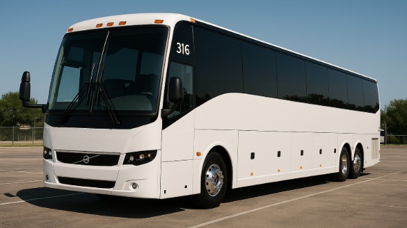Exterior of Oklahoma Party Bus Company's 40 Passenger Charter Bus in Oklahoma