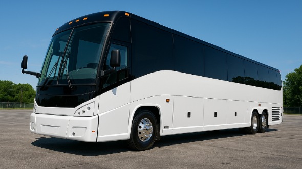 Exterior of Jenks Party Bus Company's 40 Passenger Party Bus in Jenks